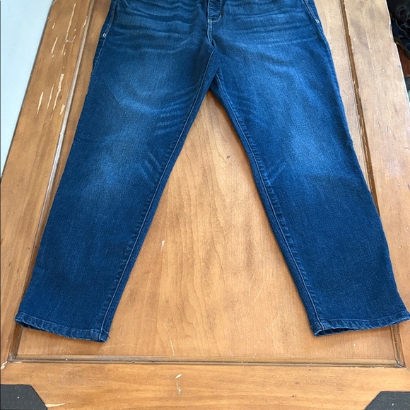 Democracy AbSolution Dark Blue Ankle Jeans Size 14 - Picture 3 of 13